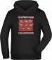 Preview: Kids Hoodie Hooded Sweatshirt - Paleontologist with many Dinosaurs i50